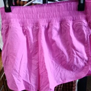 PINK Victoria's Secret Bright Pink Athletic Shorts